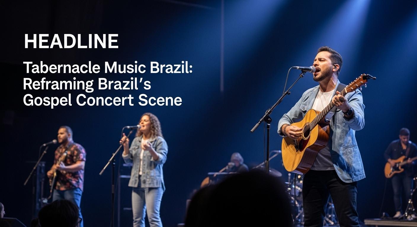 Gospel choir performance in Brazil blending Tabernacle Music style with local Brazilian energy