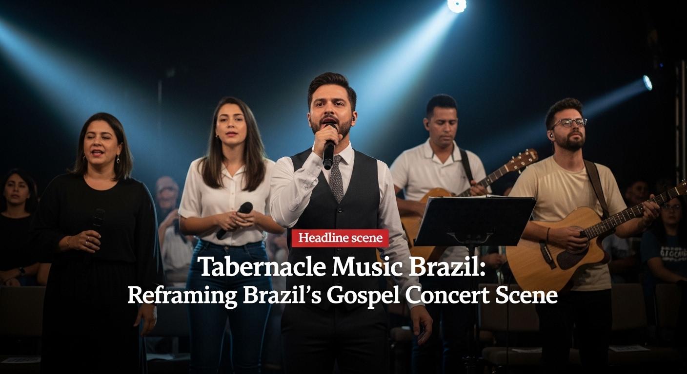 Gospel choir performance in Brazil blending Tabernacle Music style with local Brazilian energy