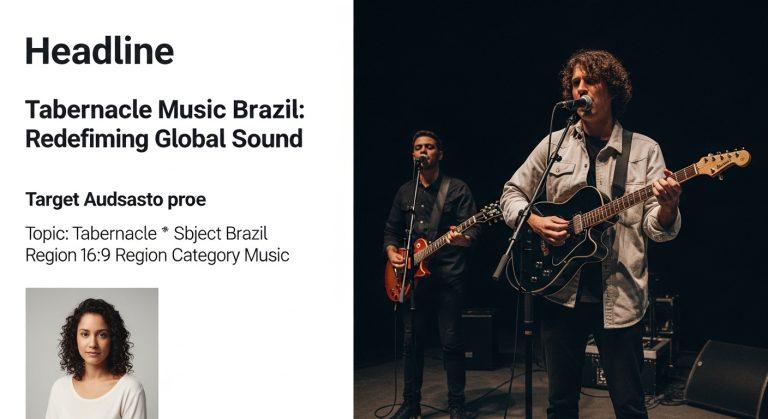 Diverse musicians performing on stage in Brazil, reflecting tabernacle Music Brazil's cross-cultural fusion.