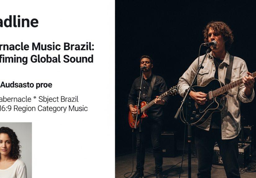 Diverse musicians performing on stage in Brazil, reflecting tabernacle Music Brazil's cross-cultural fusion.