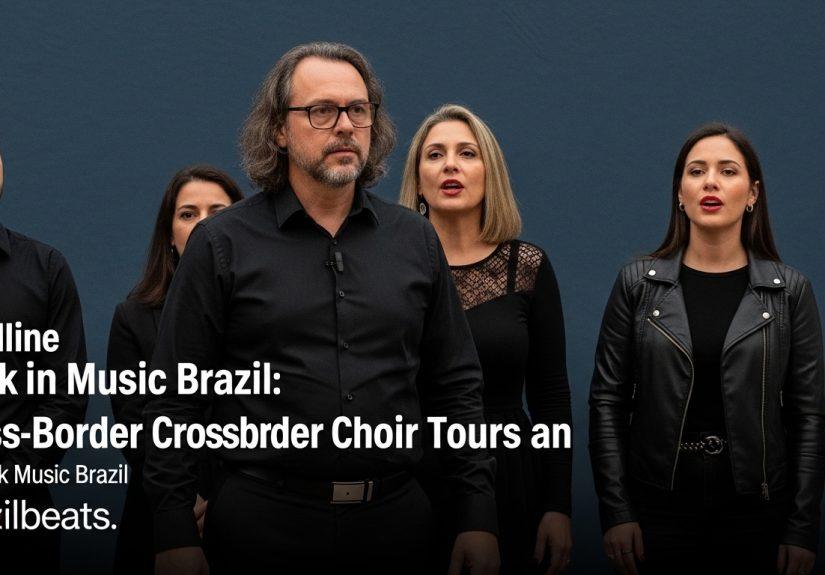 International choir performing in São Paulo, Brazil