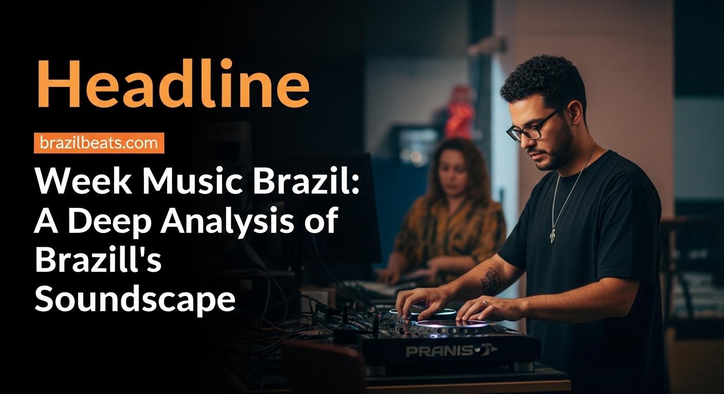 Diverse Brazilian musicians performing across genres during a typical week in urban settings.