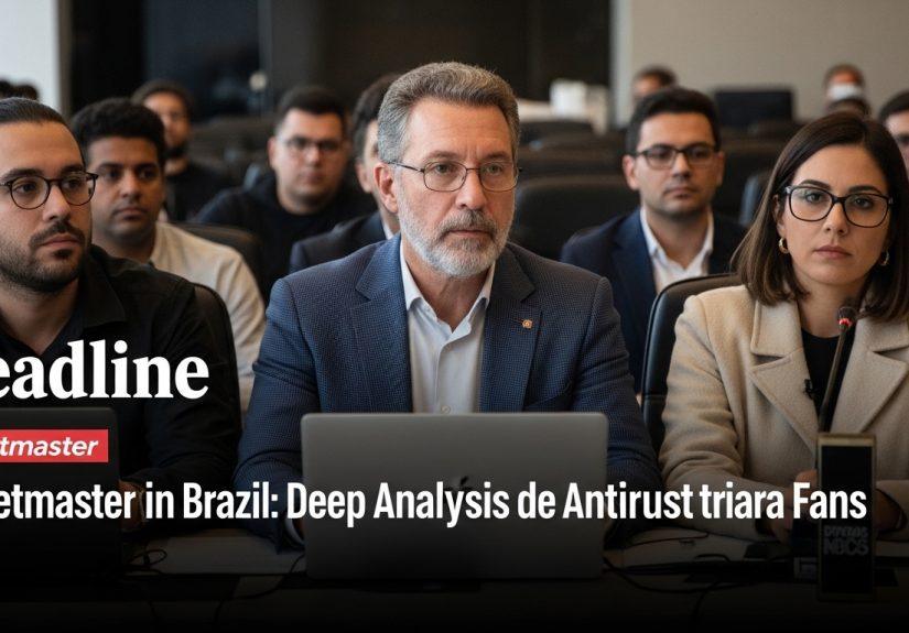Newsroom desk with Brazil flag and concert tickets