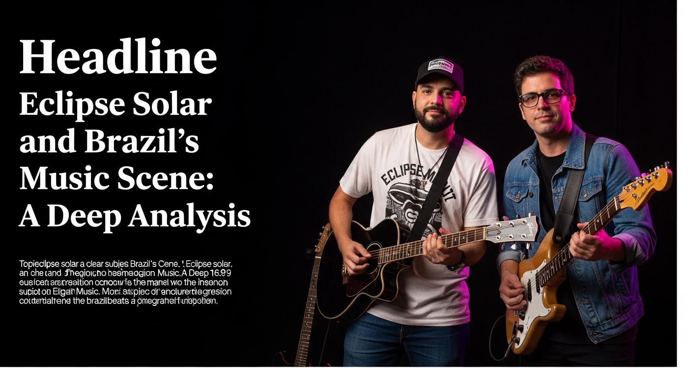 Brazilian concert under a solar eclipse