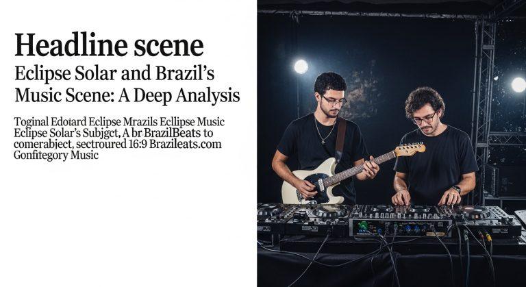 Brazilian concert under a solar eclipse