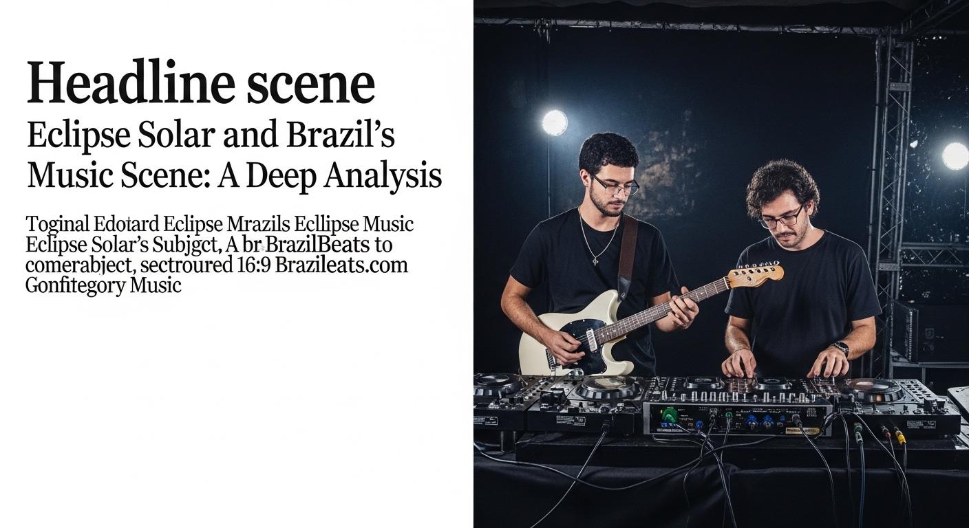 Brazilian concert under a solar eclipse